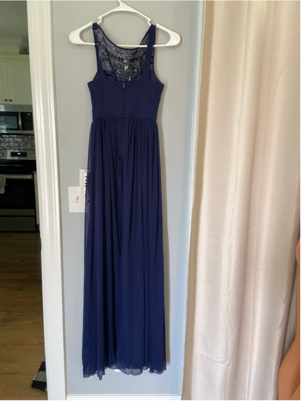 B. Darlin blue and gold dress, size 1/2 - Picture 4 of 6